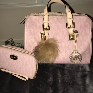 Michael Kors pink Greyson set